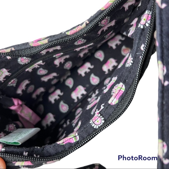 Vera Bradley Pink Elephants Small Purse - Picture 5 of 10